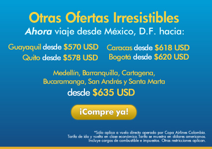 Ofertas Irresistibles desde México D.F.