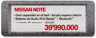 Precio Nissan Note