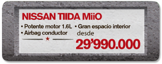 Precio Nissan Tiida Miio