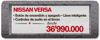 Precio Nissan Versa