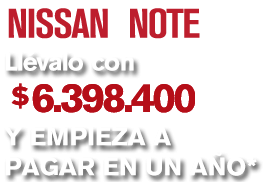 Precio Nissan Note